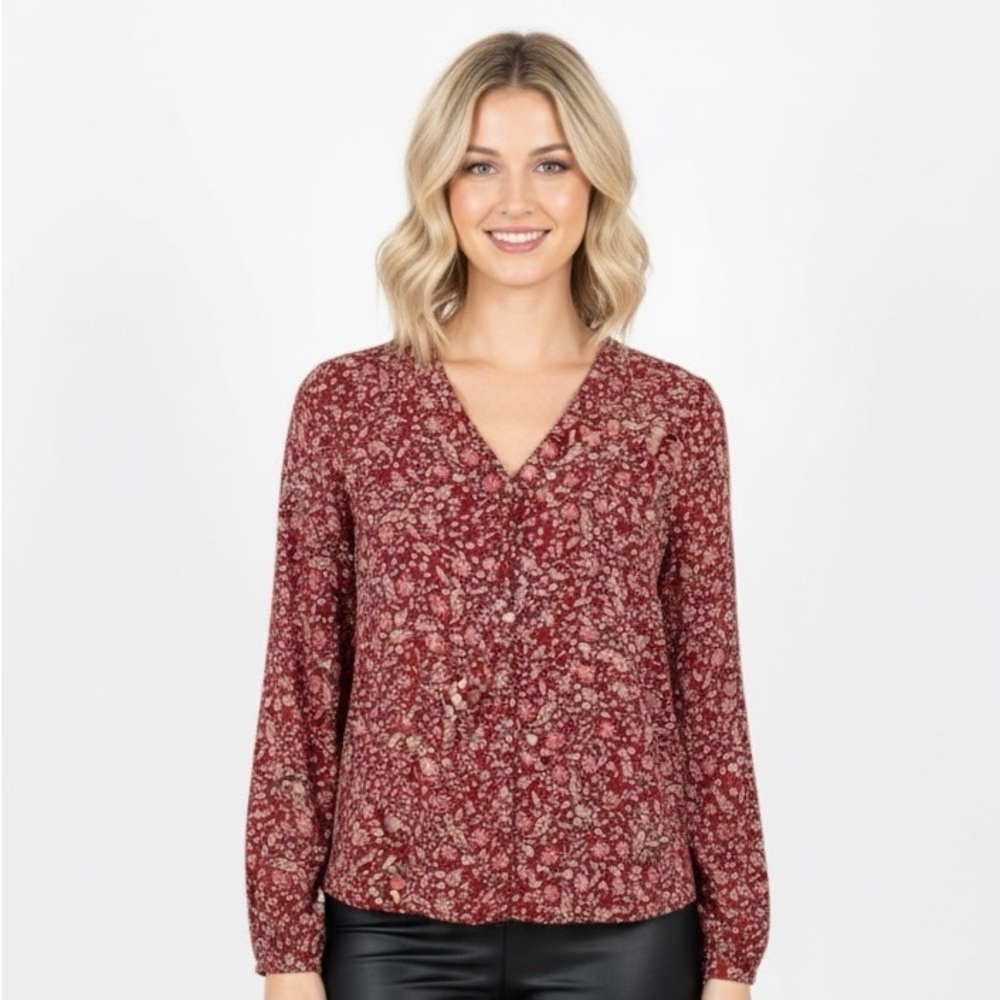 Amuse Society floral top size small